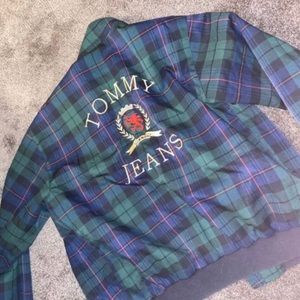 Tommy Jeans Plaid Crest Harrington Jacket